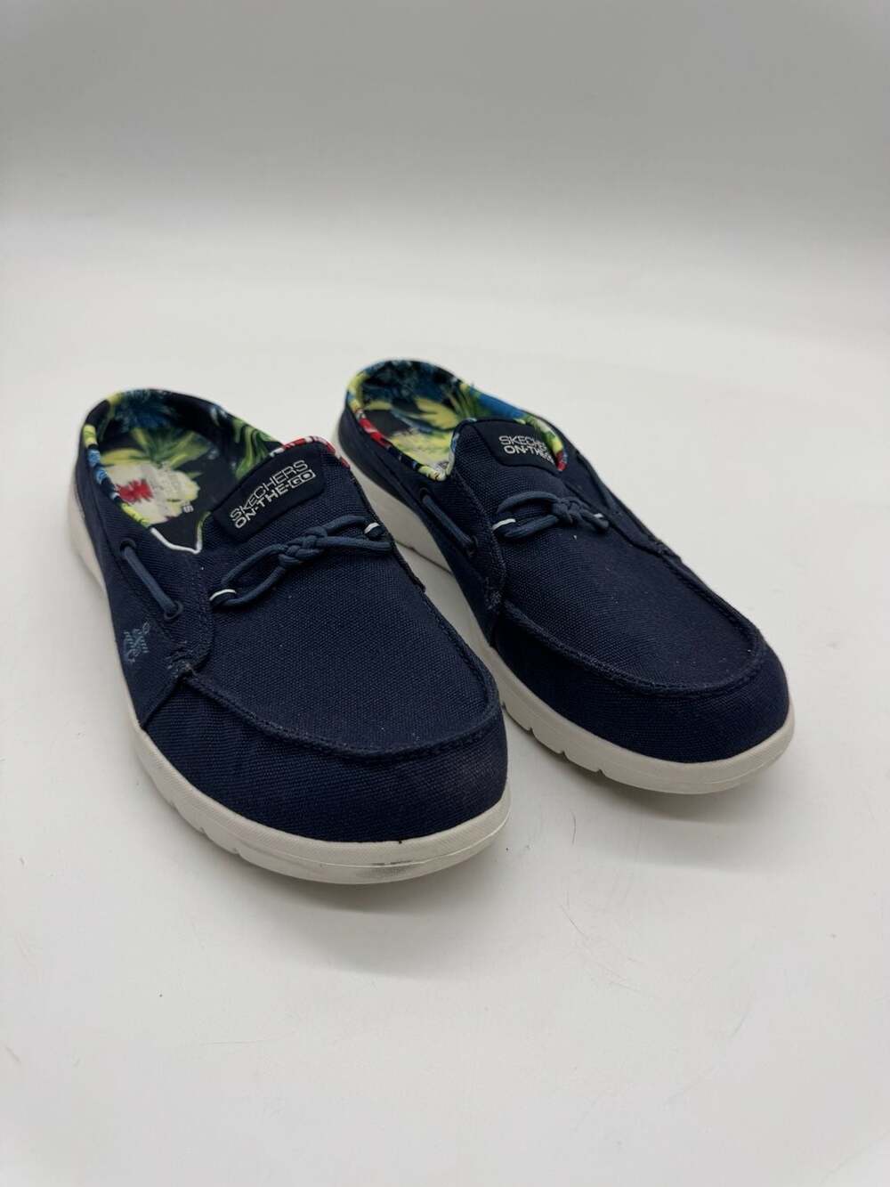Skechers On-The-Go Flex Size 9 Navy Mules